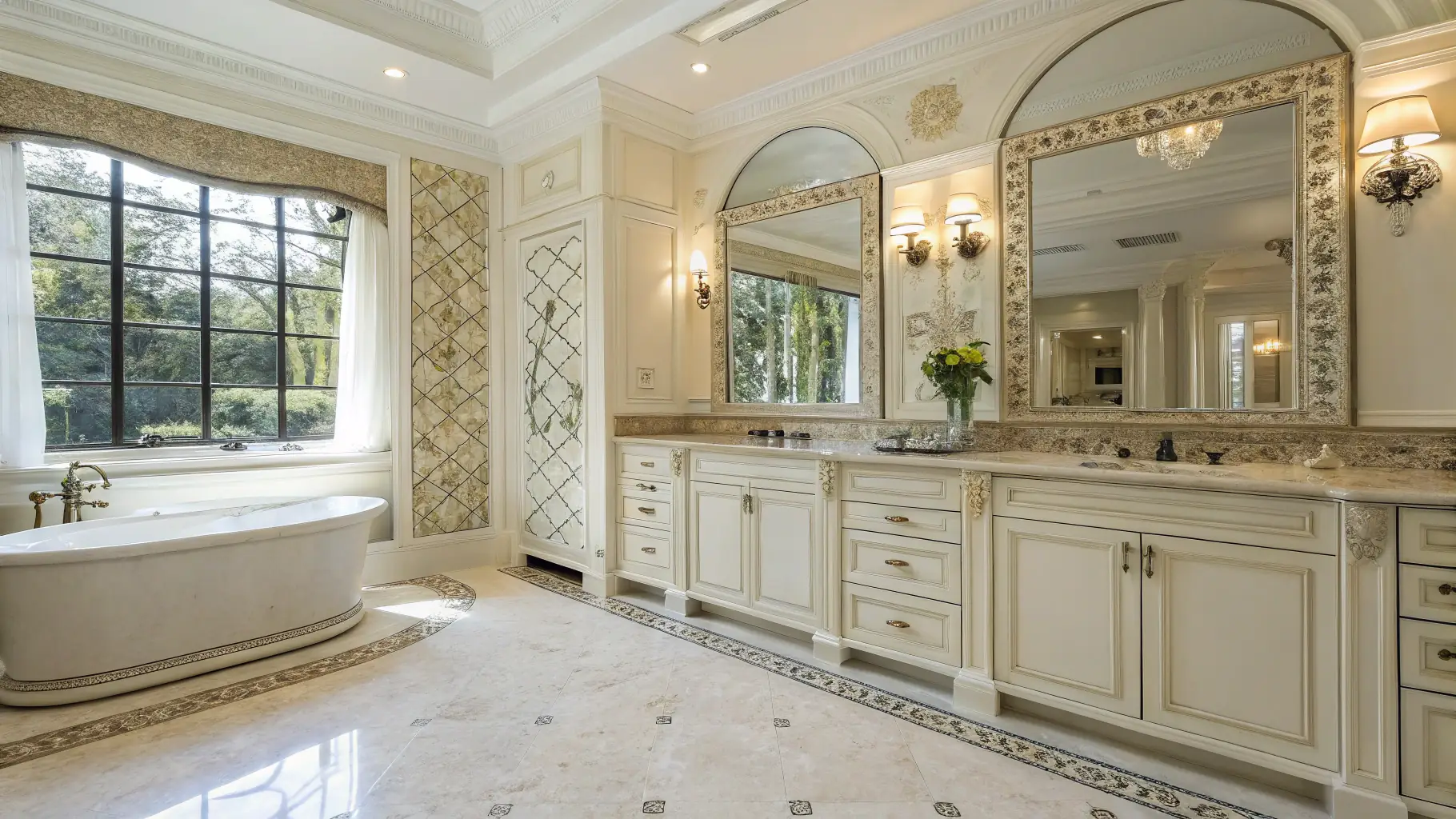 A modern bathroom remodel in an Anderson, SC home, showcasing high-quality craftsmanship and attention to detail.