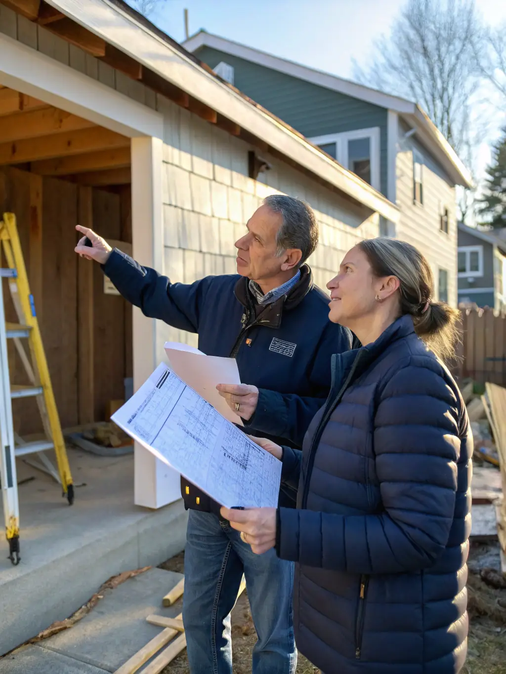 A detailed, itemized quote from Krew Home Remodeling being presented to a client, showcasing fair and transparent pricing with no hidden fees.